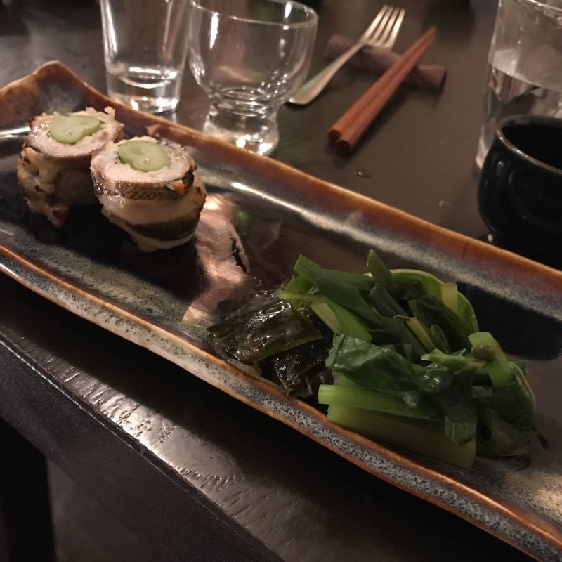 カマスの難波焼き お浸し 昆布(善吉醸し屋)