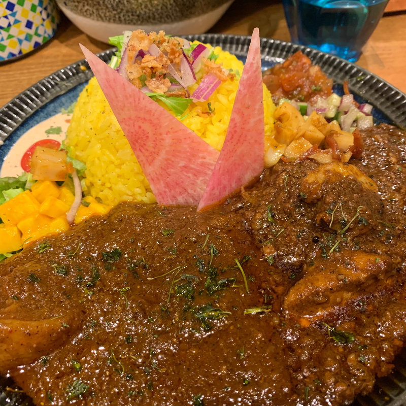 あいがけ(スパイスカリー ハルモニア)