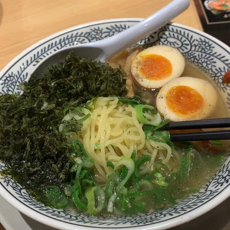 磯海苔塩ラーメン(丸源ラーメン 新二又瀬橋店)