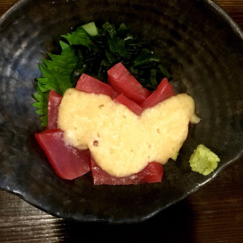 まぐろ山かけ(旬味旬菜 大和)