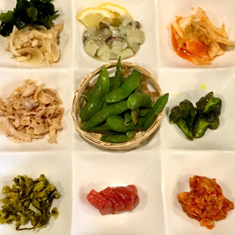 おつまみ九種盛(旬味旬菜 大和)