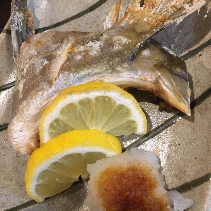 カンパチカマ塩焼き(旬味旬菜 大和)