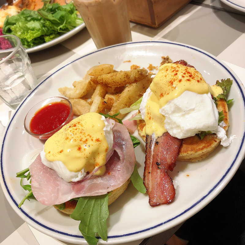 エッグベネディクト(JSパンケーキ)