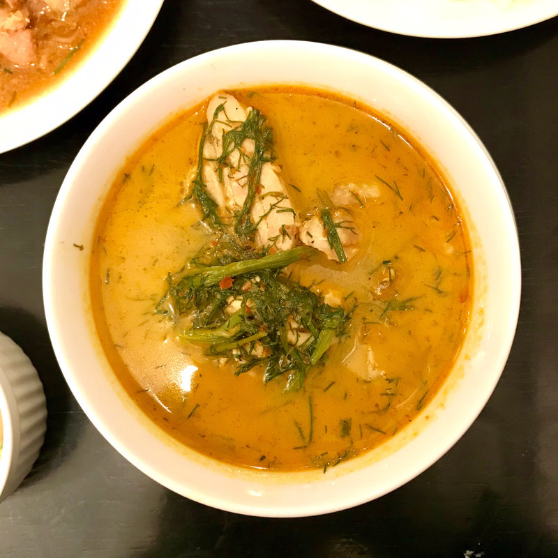 カオゲンガイパクチーラウス(Thai Food Station)