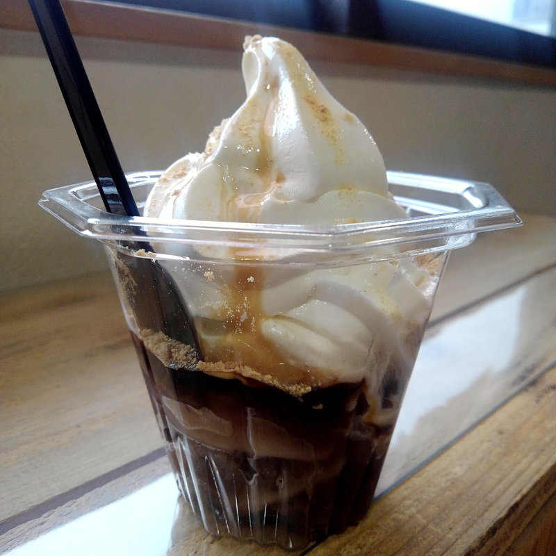 あずきばっとうソフト(ふれあいパーク山田 （道の駅やまだ）)