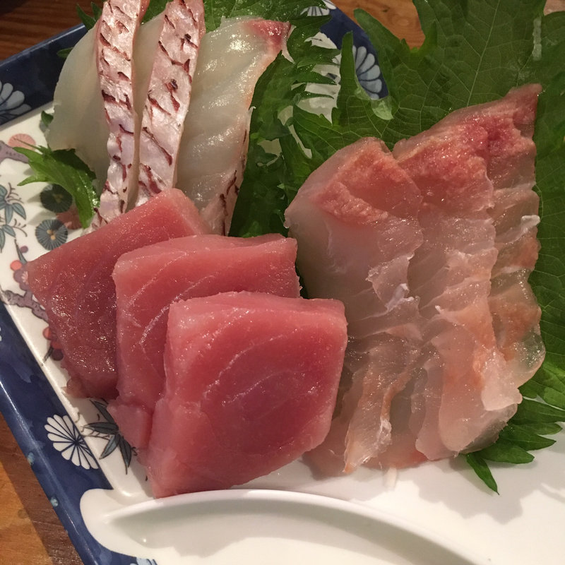 刺身三点盛り(沼津港海将 上野2号店 )