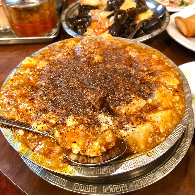 麻婆豆腐 きくらげの炒め(麗郷 渋谷店)