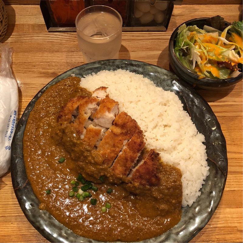 チキンカツカレー(金子迦哩 かれー王国)