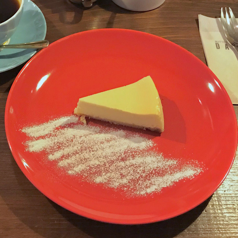 チーズケーキ(バターブレンドコーヒー ダンケ)
