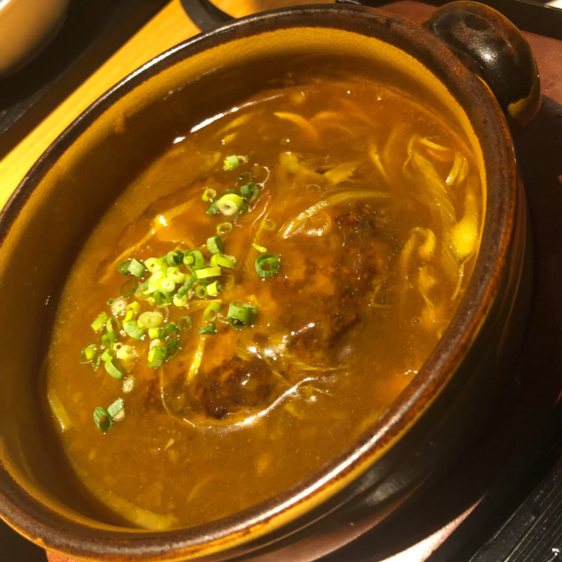 ラム ハンバーグ ランチ定食(霧島 水道橋店)