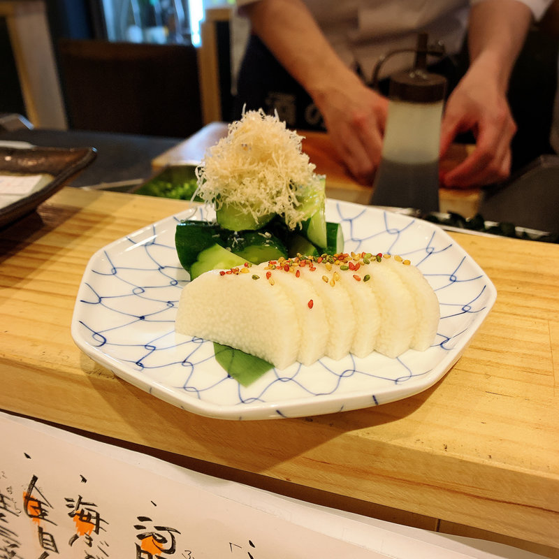 長芋ときゅうりのお漬物(活惚れ)