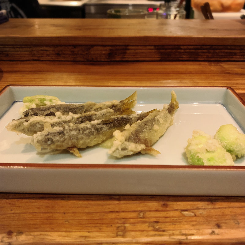 稚鮎天ぷら(酒井商会)