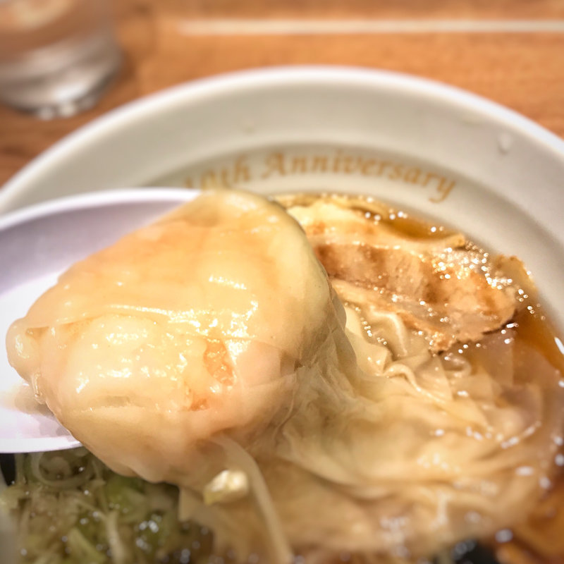 小盛 海老ワンタンメン(酒田ラーメン 花鳥風月)