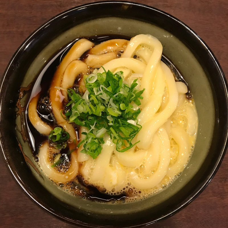 伊勢うどん(卵かけ)(岡田屋 （おかだや）)