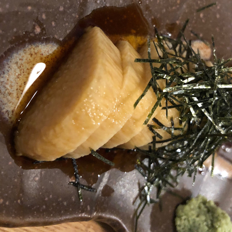 長芋の醤油漬け(丸山琢朗)