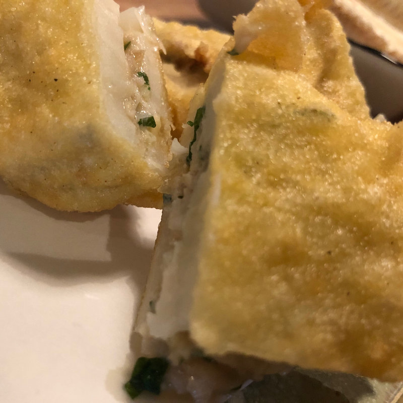 レンコンのはさみ揚げ(丸山琢朗)