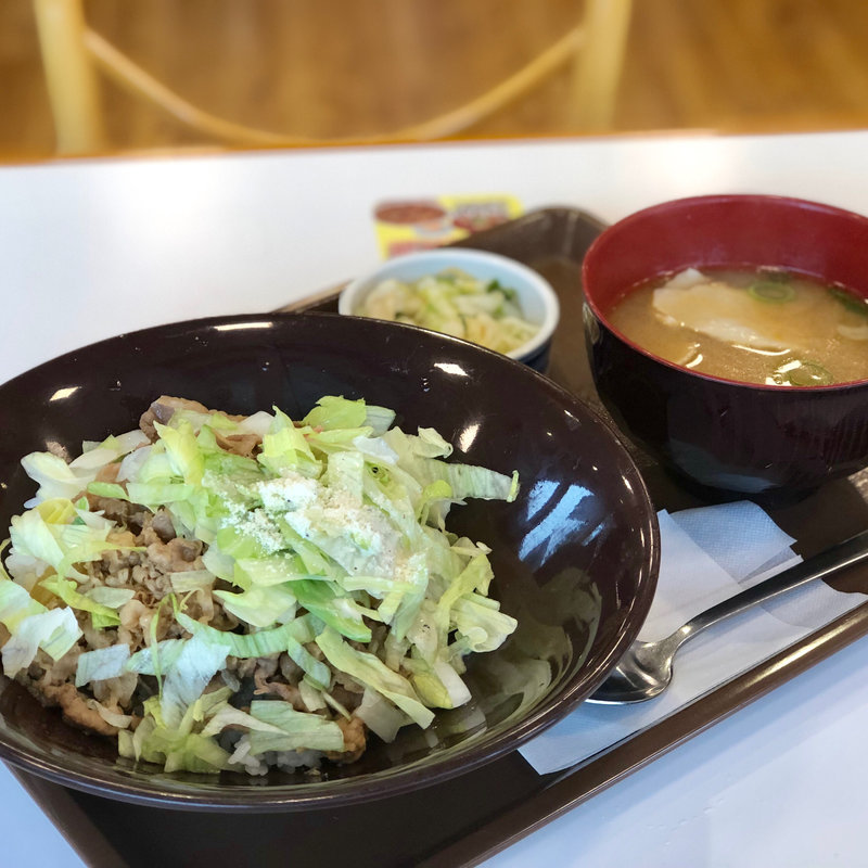 シーザーレタス牛丼(すき家 佐久店 )
