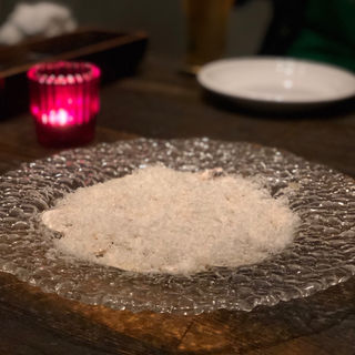 生ホワイトマッシュルームのスライス〜チーズと岩塩を散らして〜(ズイジ（zuiji）)