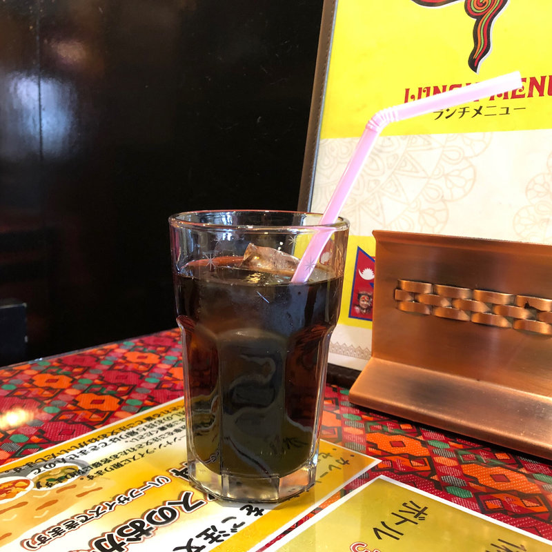 アイスコーヒー(ネパールキッチン クマリ 枚方店)
