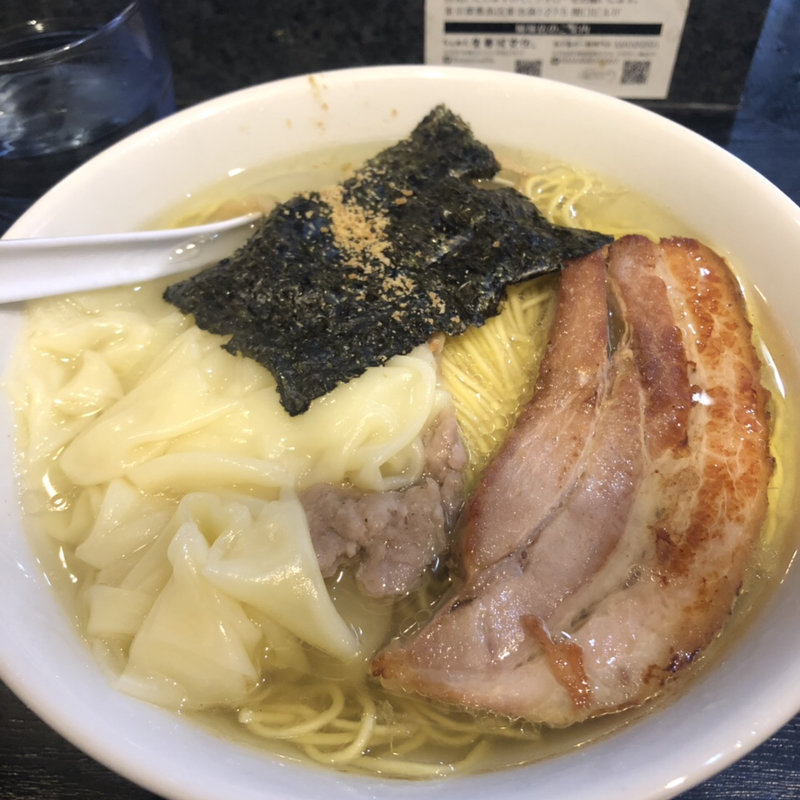 塩チャシューそば(桑ばら （【旧店名】まるきゅうらあめん）)