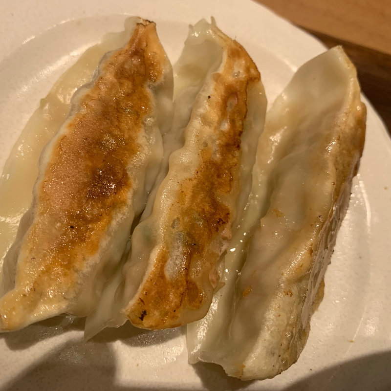 餃子3個(麺処直久 新橋 （メンドコロナオキュウ）)