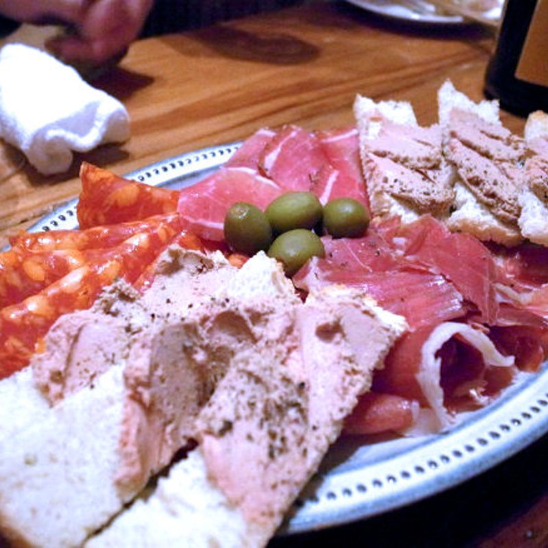 生ハムとレバーペーストの盛合せ(エゾットリア （EZOTTORIA）)