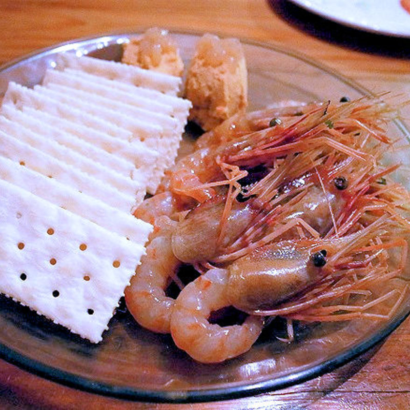 あん肝のテリーヌと甘海老(エゾットリア （EZOTTORIA）)