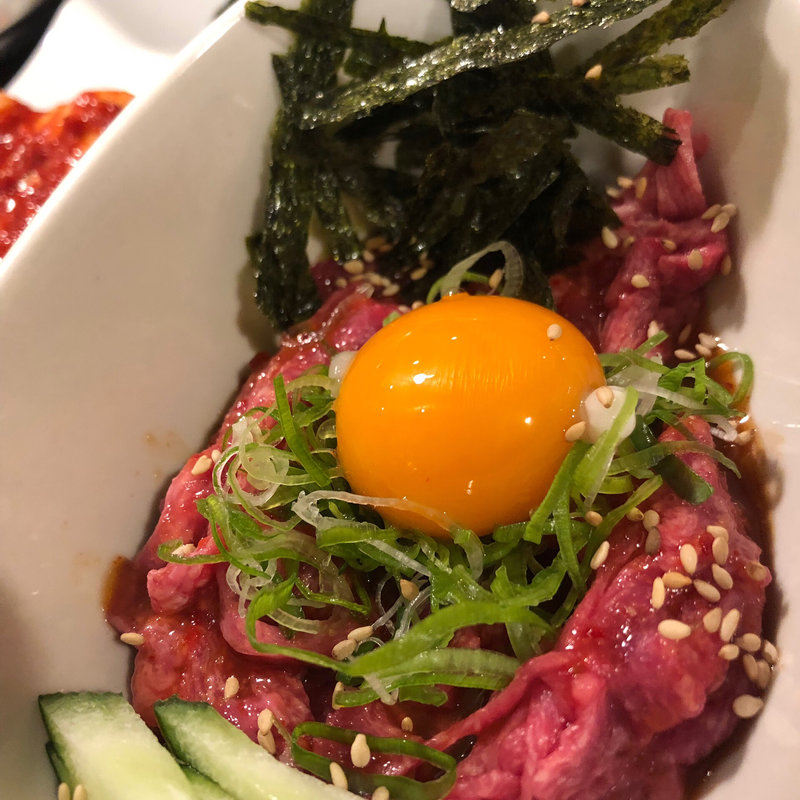 タンユッケ(板前焼肉一雅)