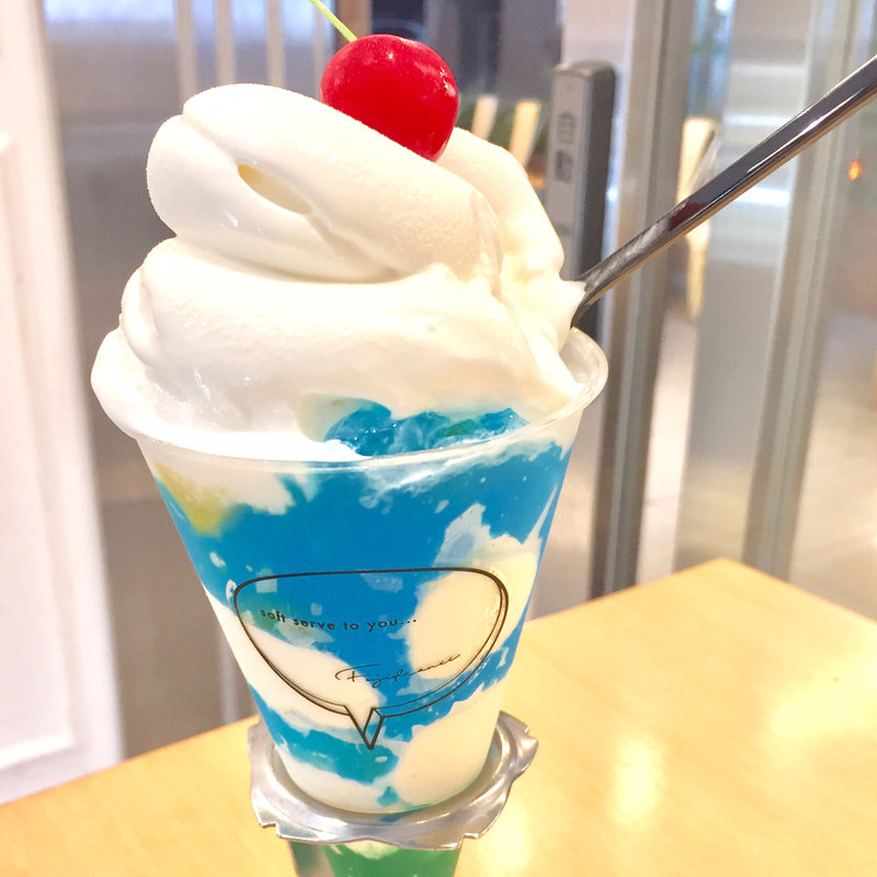 メニークラウドブルーパフェ(Fujifrance)