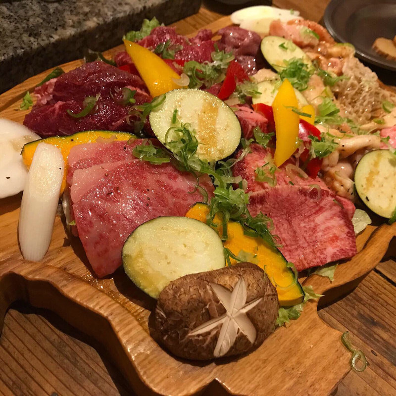 牛一頭盛り(Halal Wagyu Yakiniku "Gyumon Shibuya"｜Tokyo Halal restaurant ｜渋谷牛門)