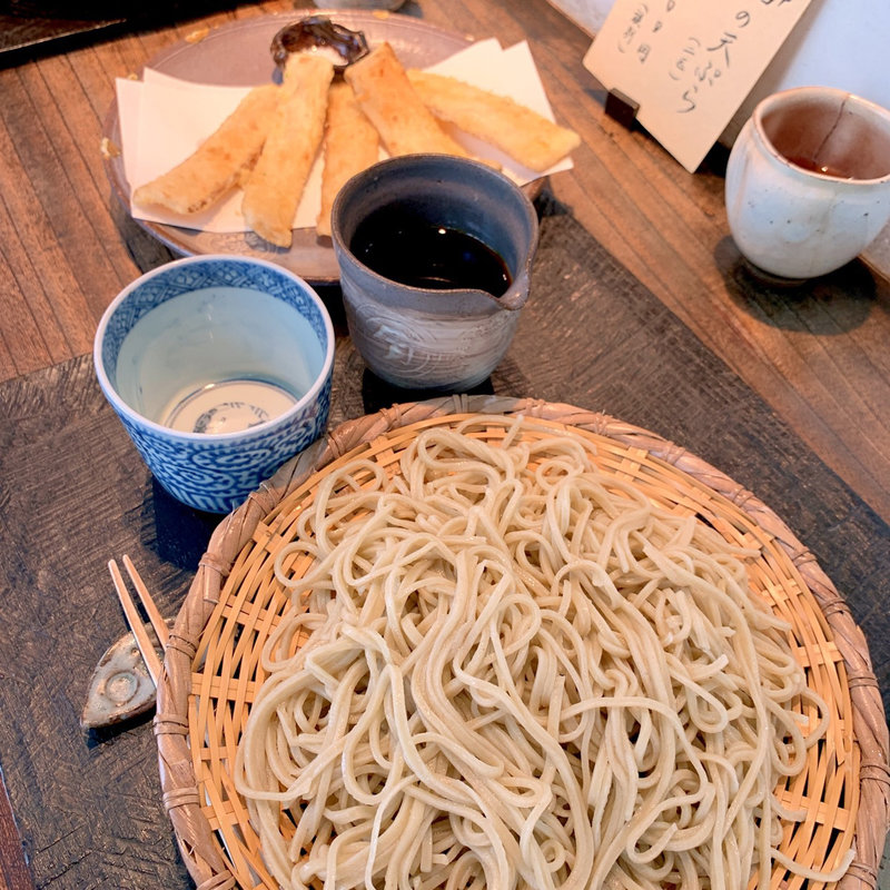 ごぼう天せいろ(手打ち 蕎麦 成冨 銀座店)