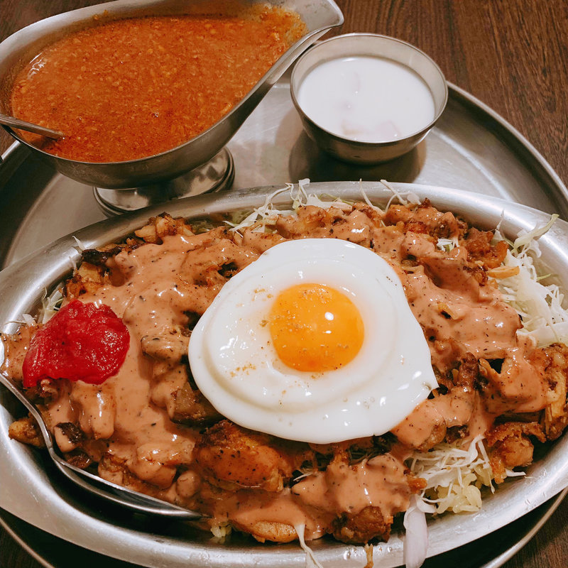 チキンケバブキーマライス定食(ターリー屋)