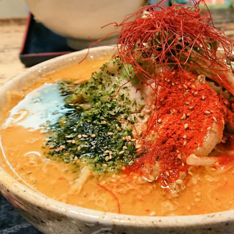 うま辛味噌らー麺(めん僮楽)