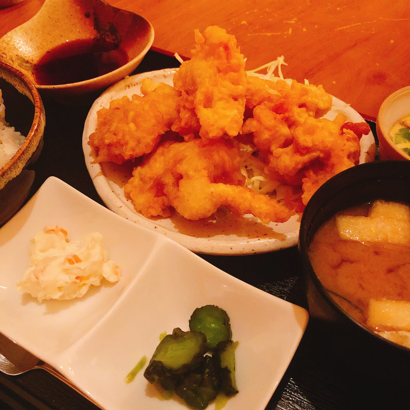 名物大分とり天(創作和食 古月)