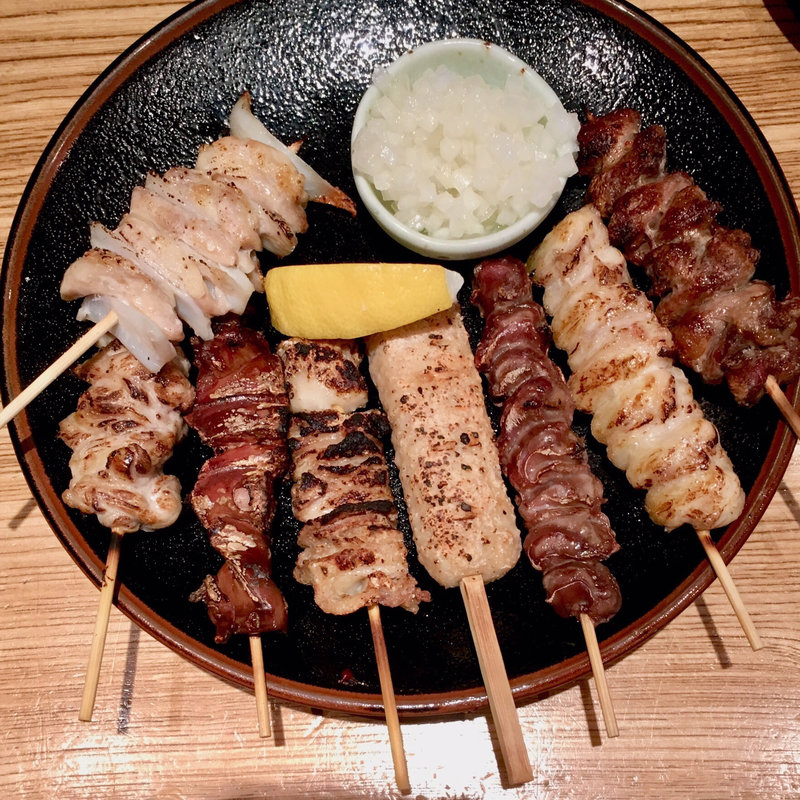 串焼盛合せ（8本）うなぎなし(黒長兵衛 羽田空港店)