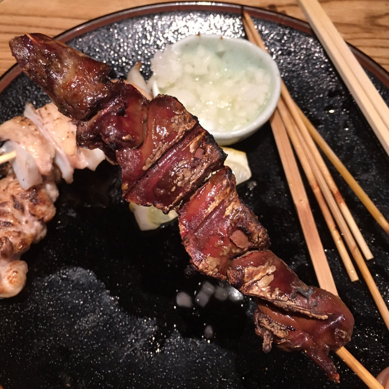 レバー（串焼き）(黒長兵衛 羽田空港店)