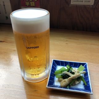 生ビール(饂飩 四國 田町店)