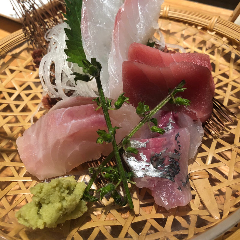 刺し盛り(天ぷら新宿つな八 池袋店)
