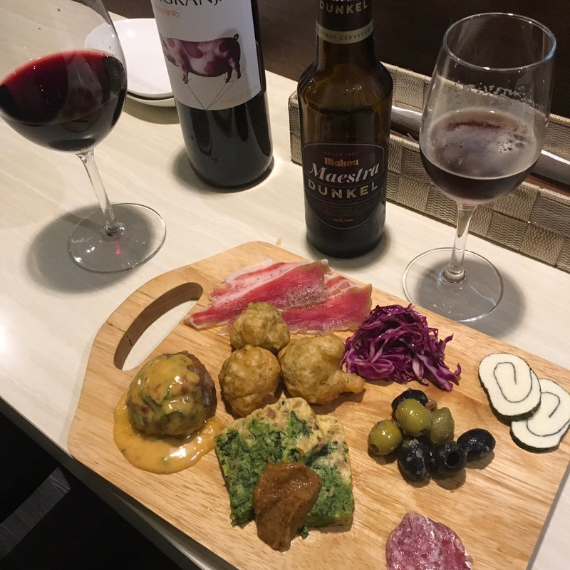 前菜とワイン(かぼす )