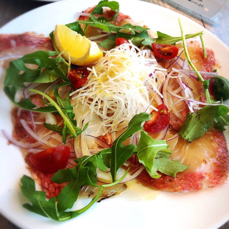 本日のカルパッチョ(Trattoria Pizzeria LOGiC MARINA GRANDE)