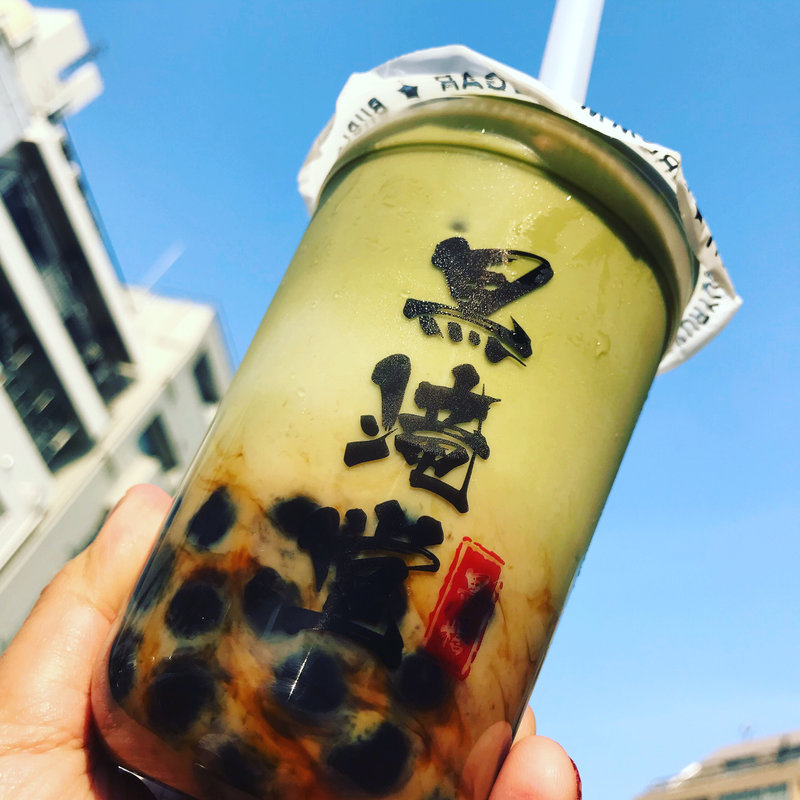 タピオカ抹茶黒糖(黒滝堂)