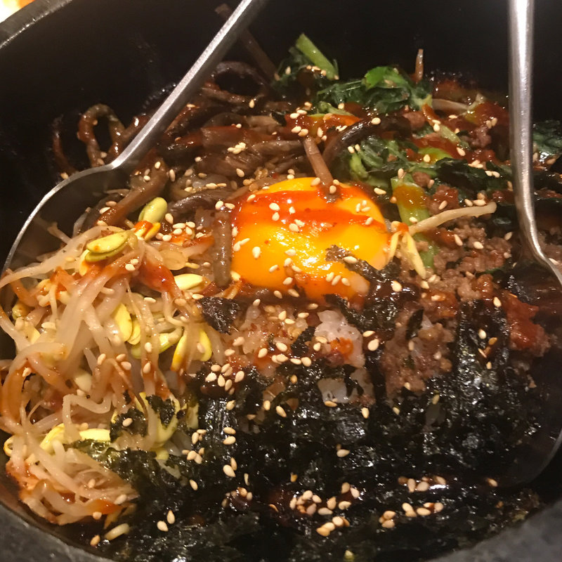 石焼きビビンバ(肉問屋直営 焼肉肉一 板橋店)