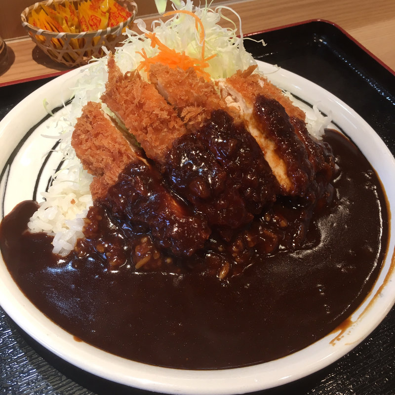 チキンかつカレー ブラック(かつさと 浜道店)