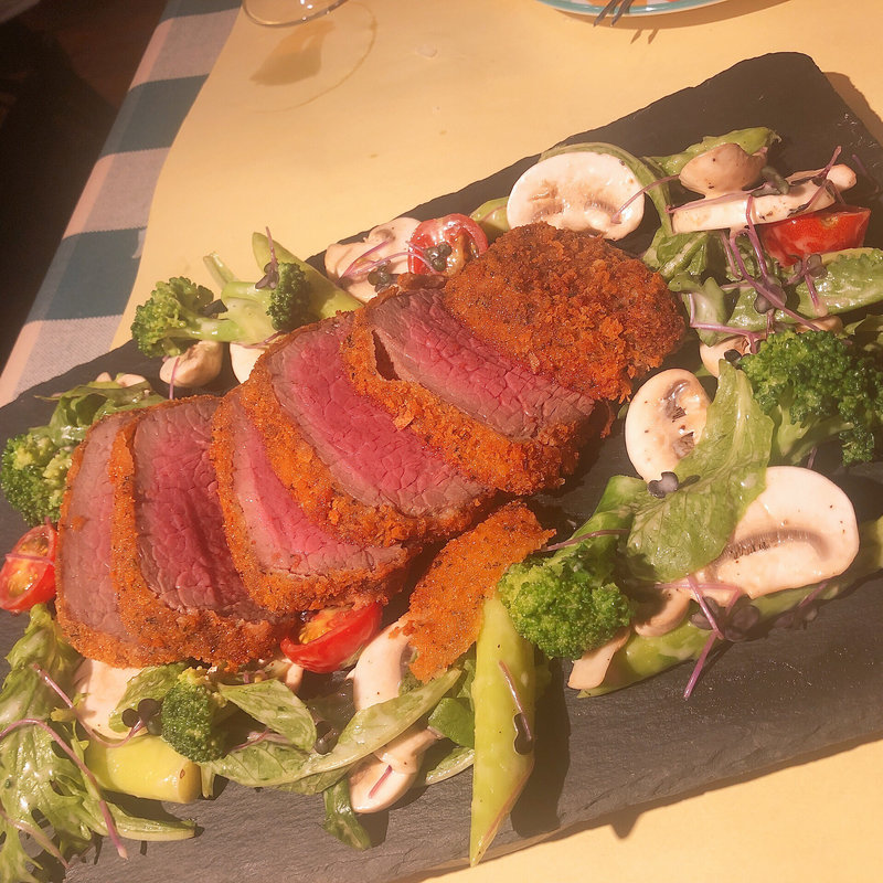 ブラック牛アンガスのステーキ(ポルタ・モンターレ （Porta Montare）)