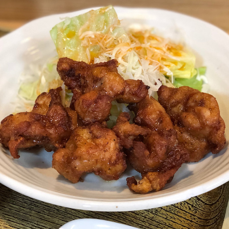 鶏の唐揚げ定食(あきない )