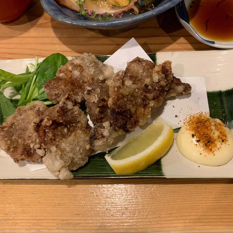 ミンククジラ味噌漬け竜田揚げ(味彩しん家 )