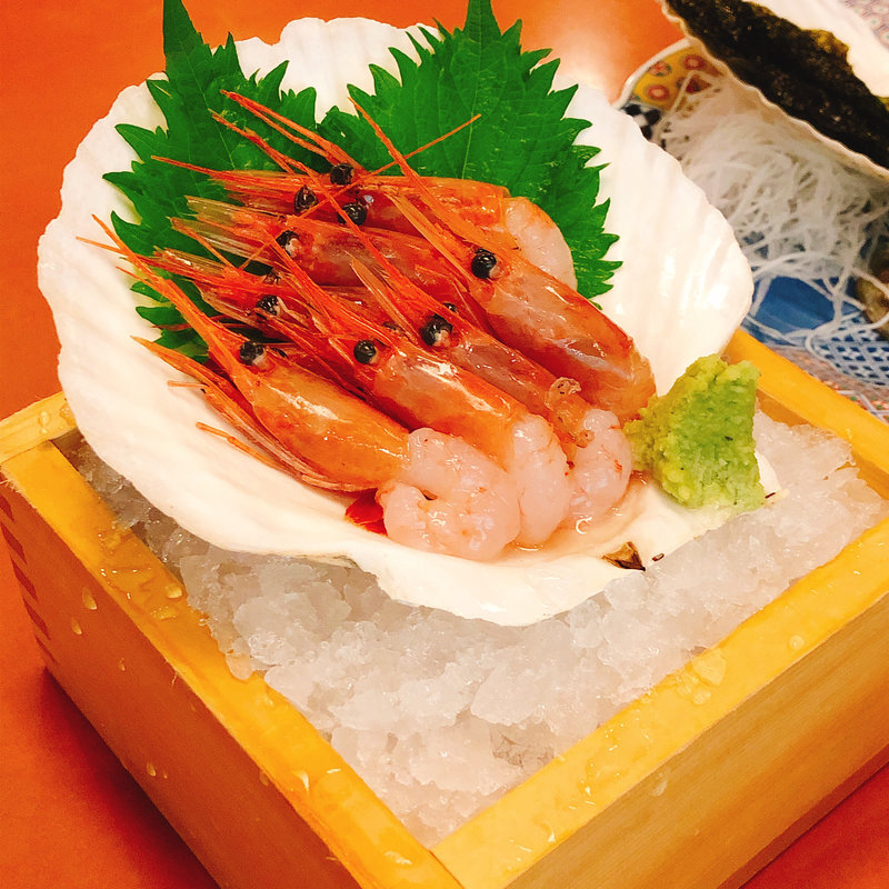 甘海老の刺身(いけす無門)