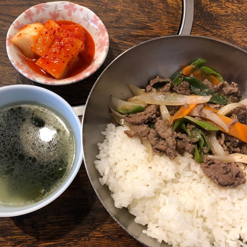 プルコギ定食(ソナム 東中野店)