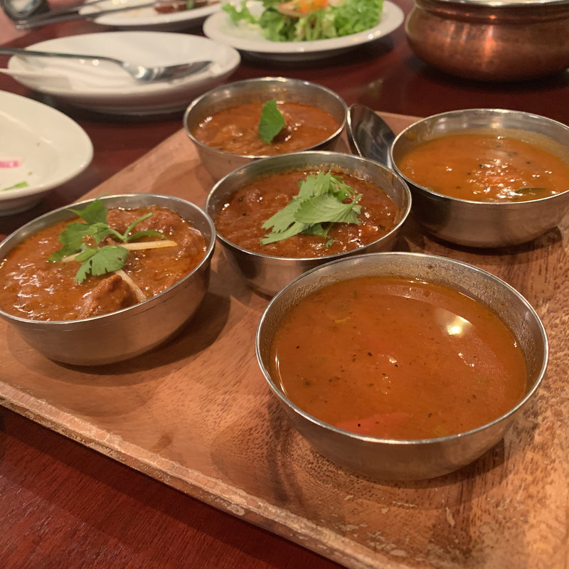 定番カレー5種の食べ比べセット（スパイシー）(エリックサウスマサラダイナー)