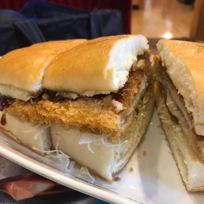 みそカツパン(コメダ珈琲店博多駅東店)